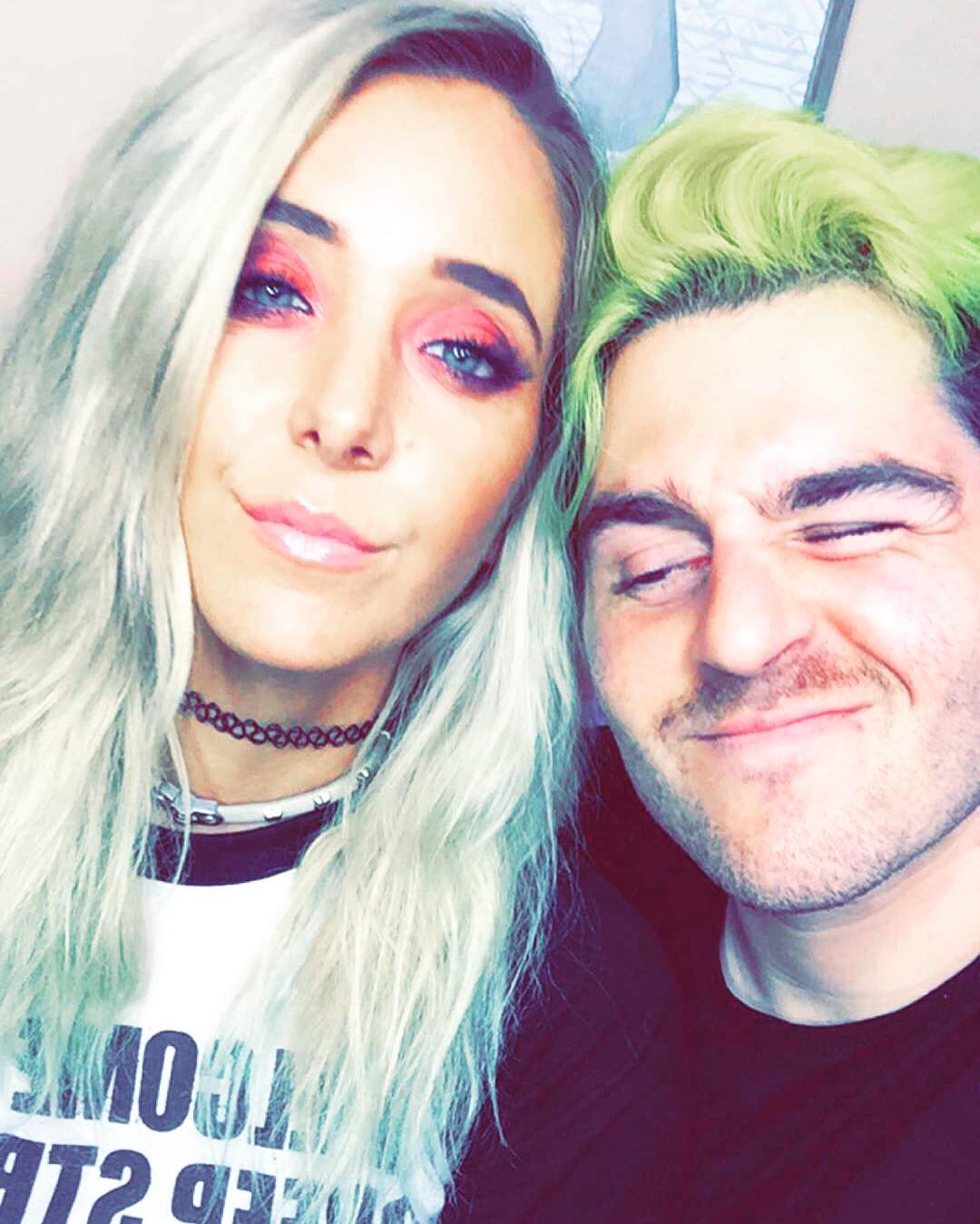 Jenna Marbles and Julien Solomita