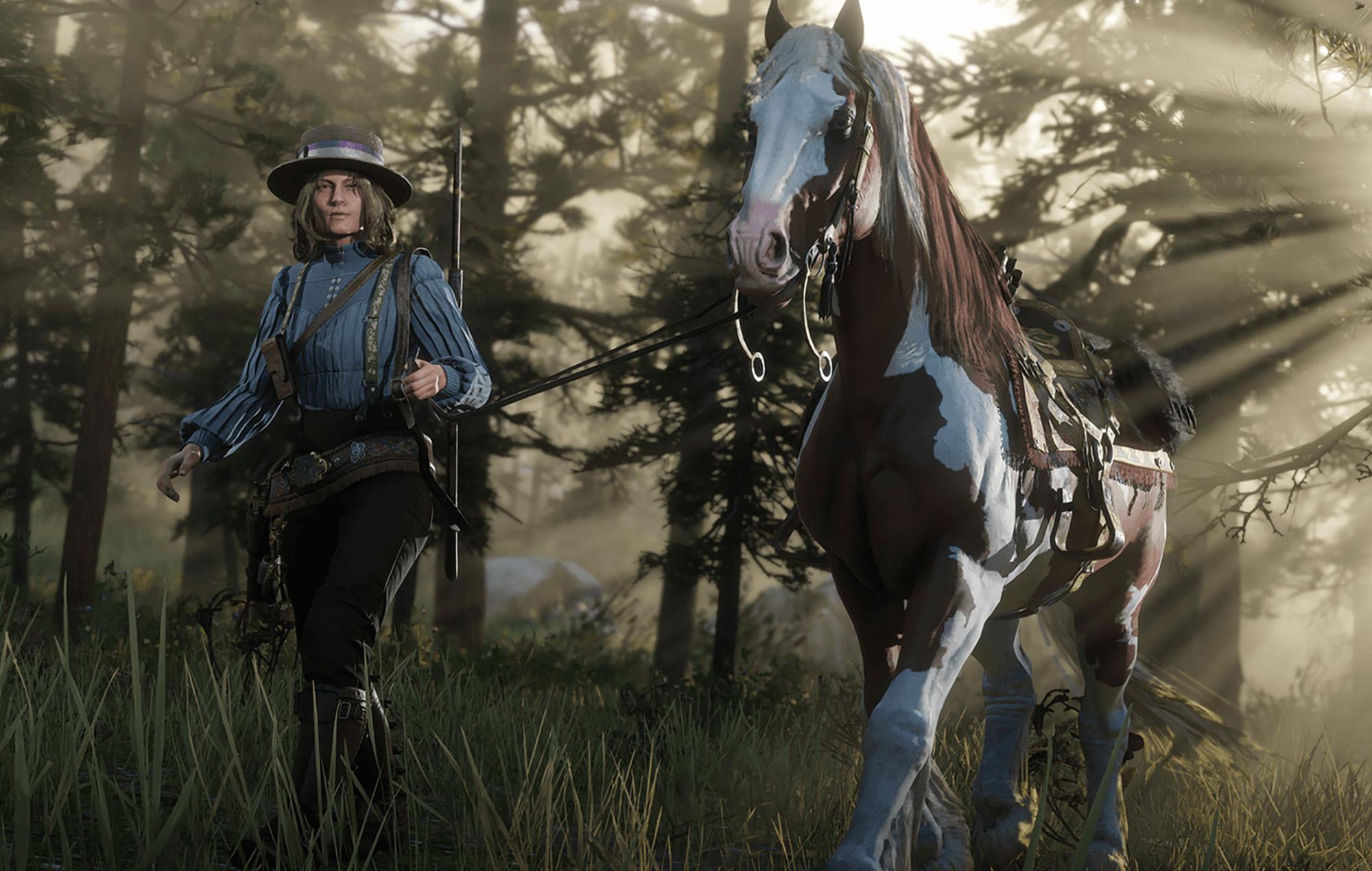 Red Dead Online horse from the Naturalist update