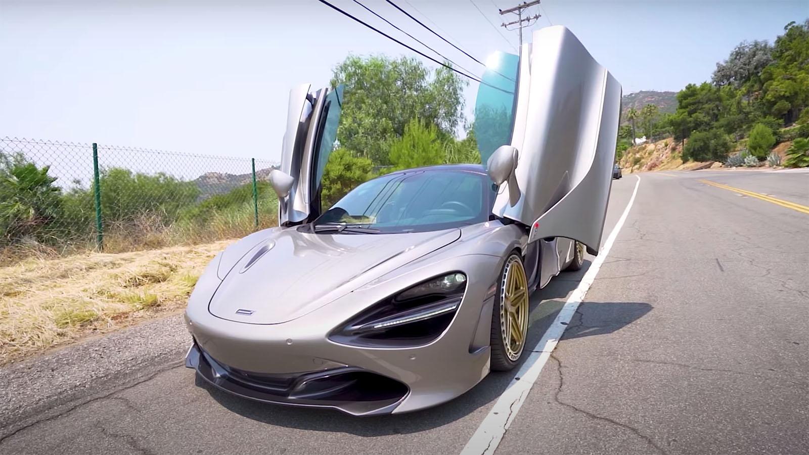 McLaren 720s Parked on the side of the road