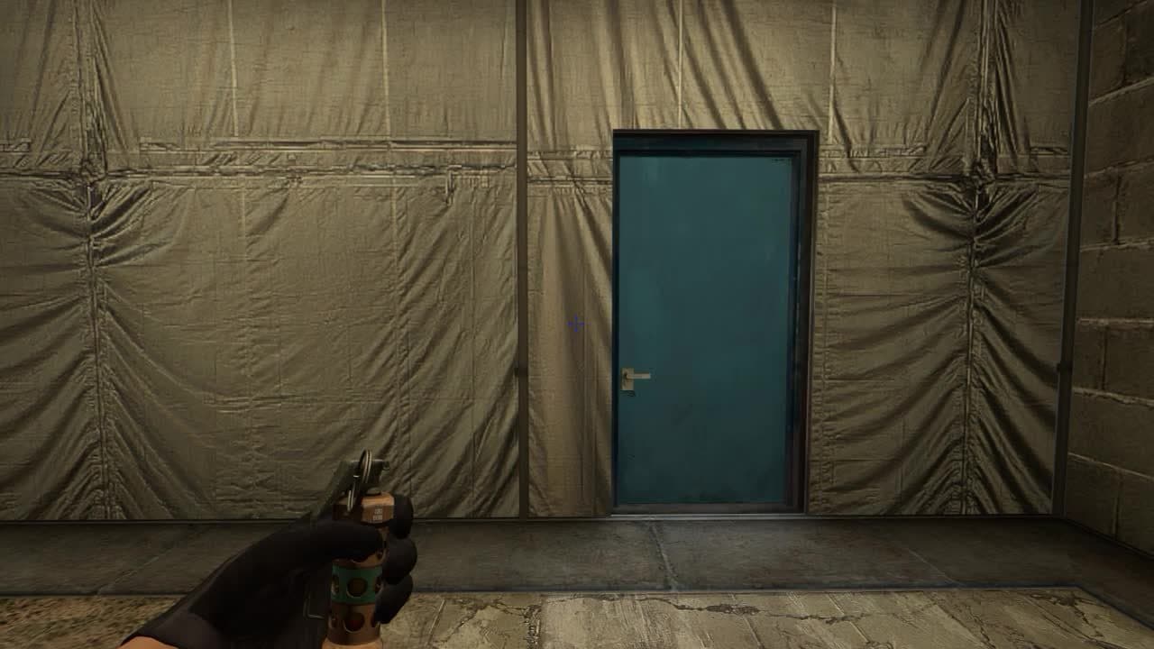 Squeaky door from T side on Cache in CS:GO