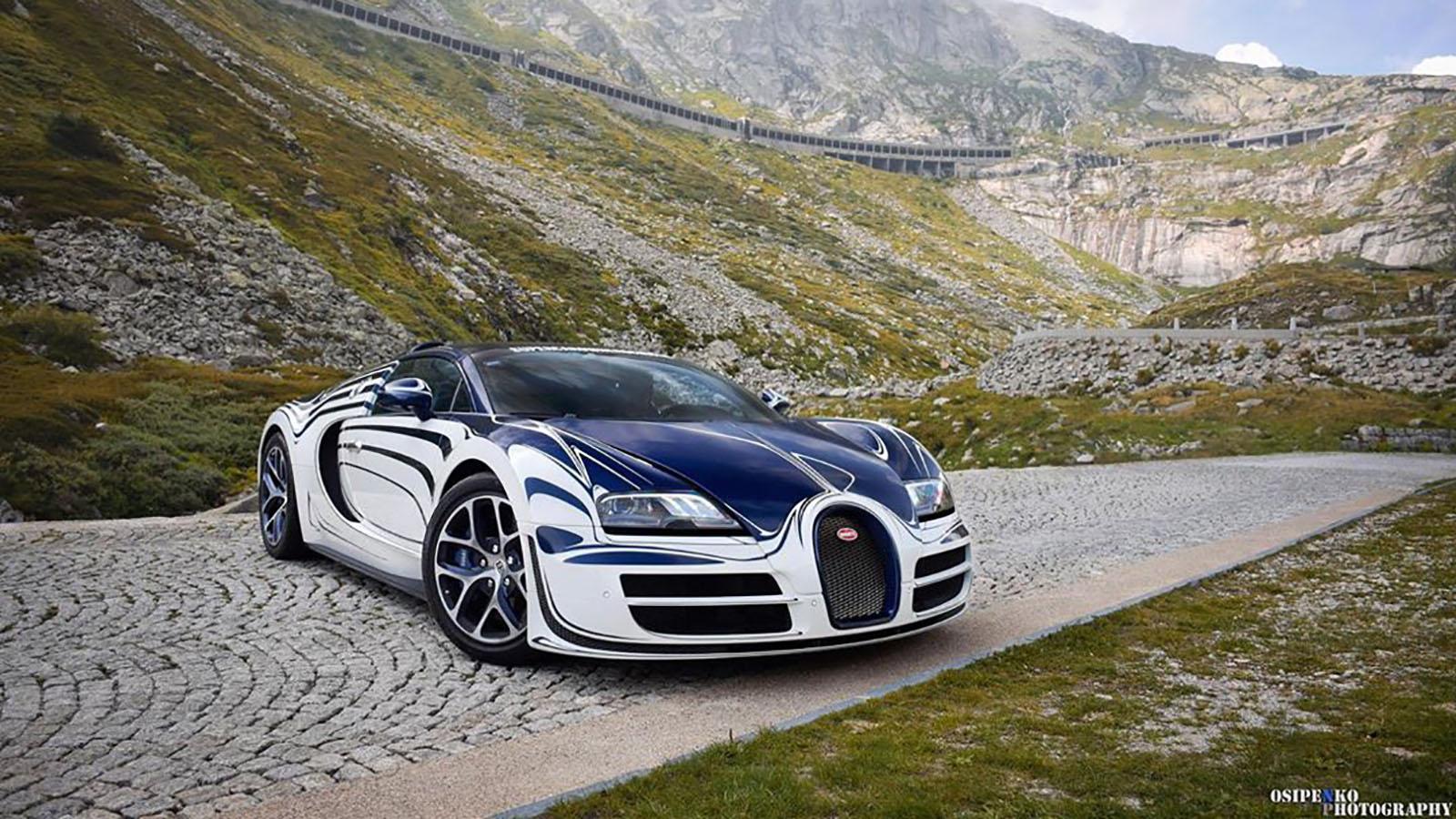 Bugatti Veyron Grand Sport Vitesse LOr Blanc