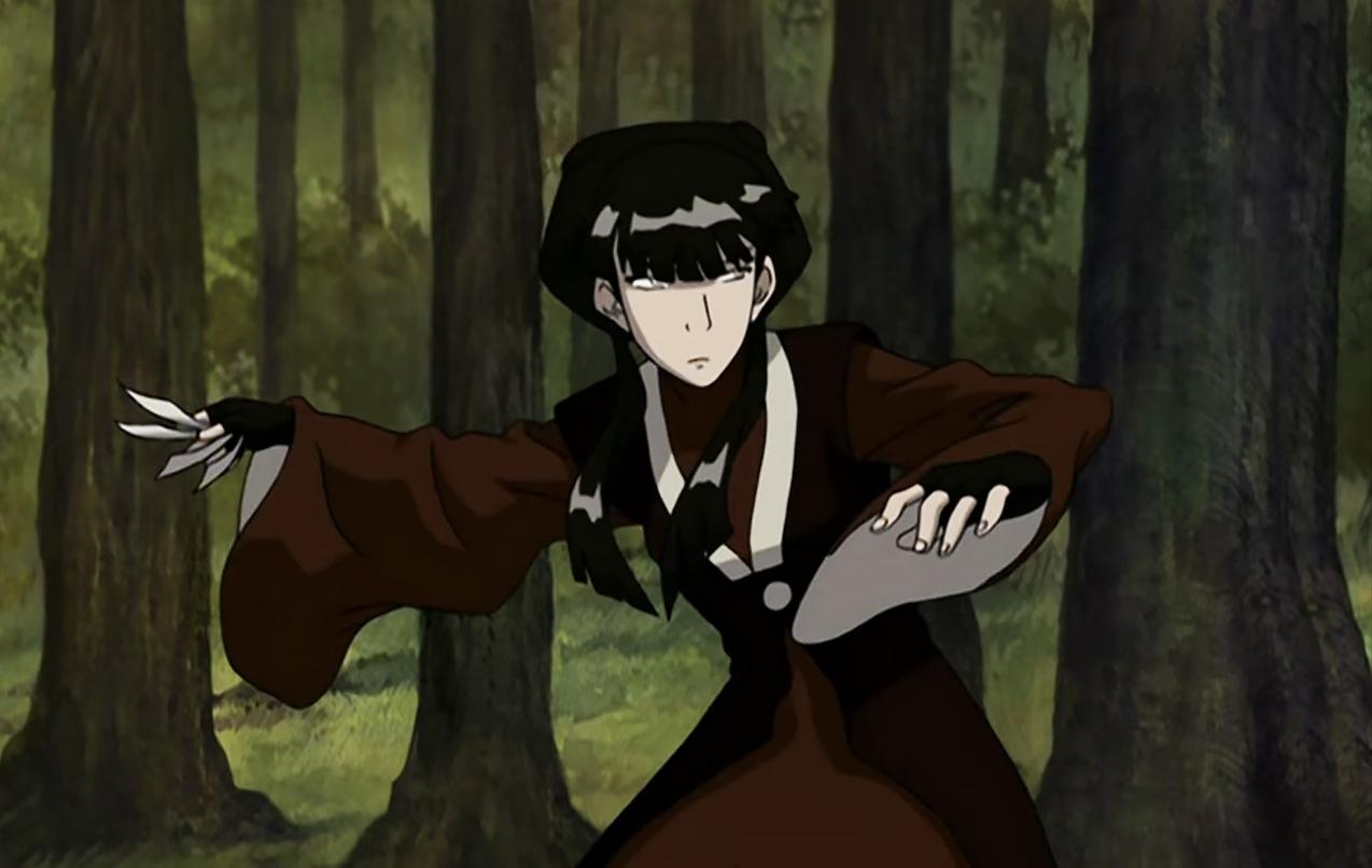 mai in fighting stance in avatar the last airbender