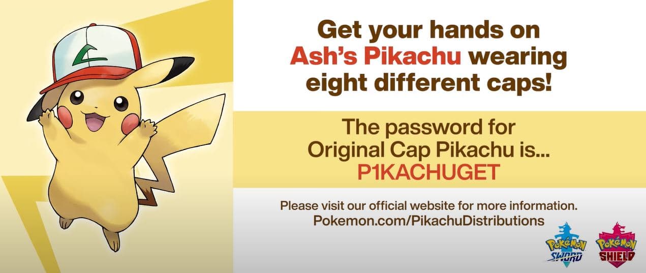 Original Hat Pikachu Code