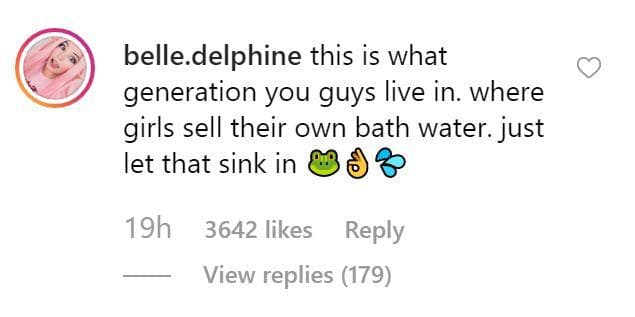 Belle Delphine, Instagram