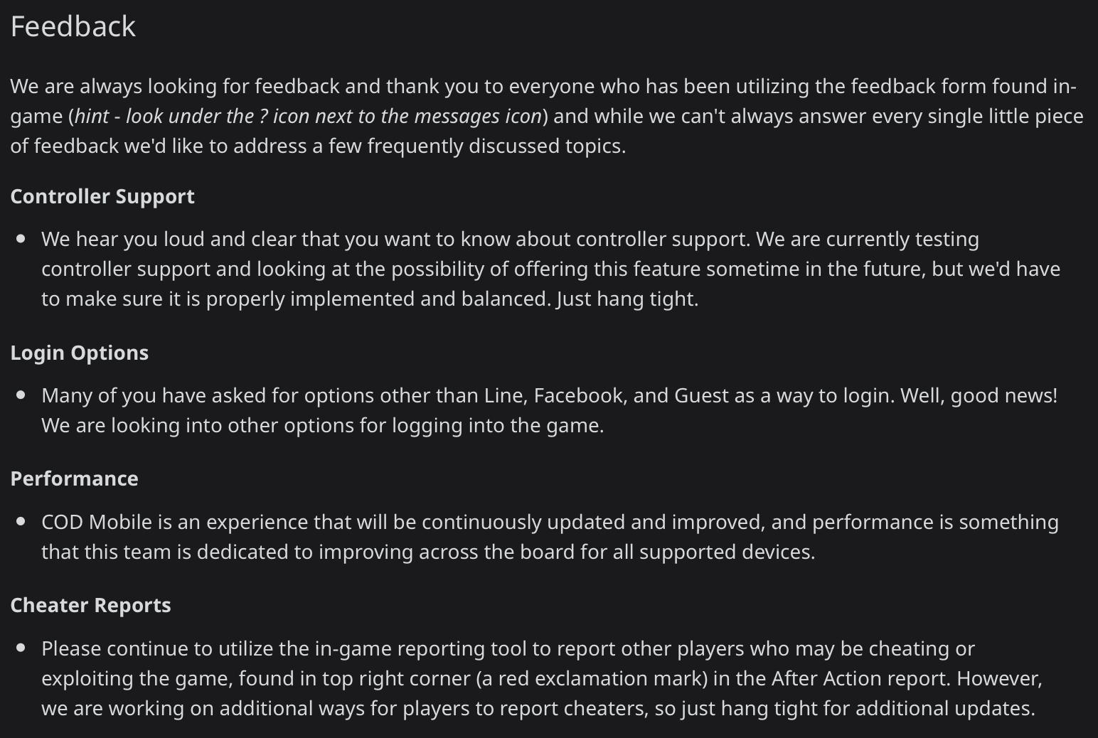 Call of Duty: Mobile - Controller Support And Login Options Still