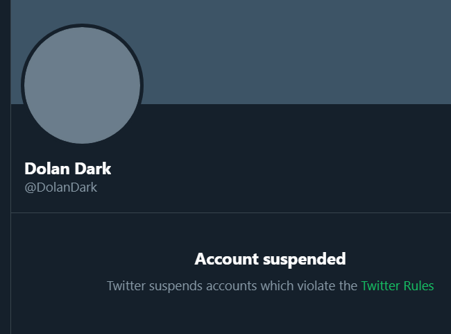 Dolan Dark, Twitter