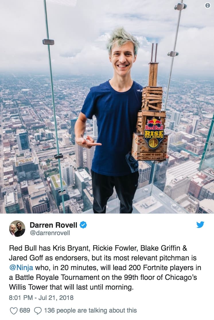 Darren Rovell/Twitter