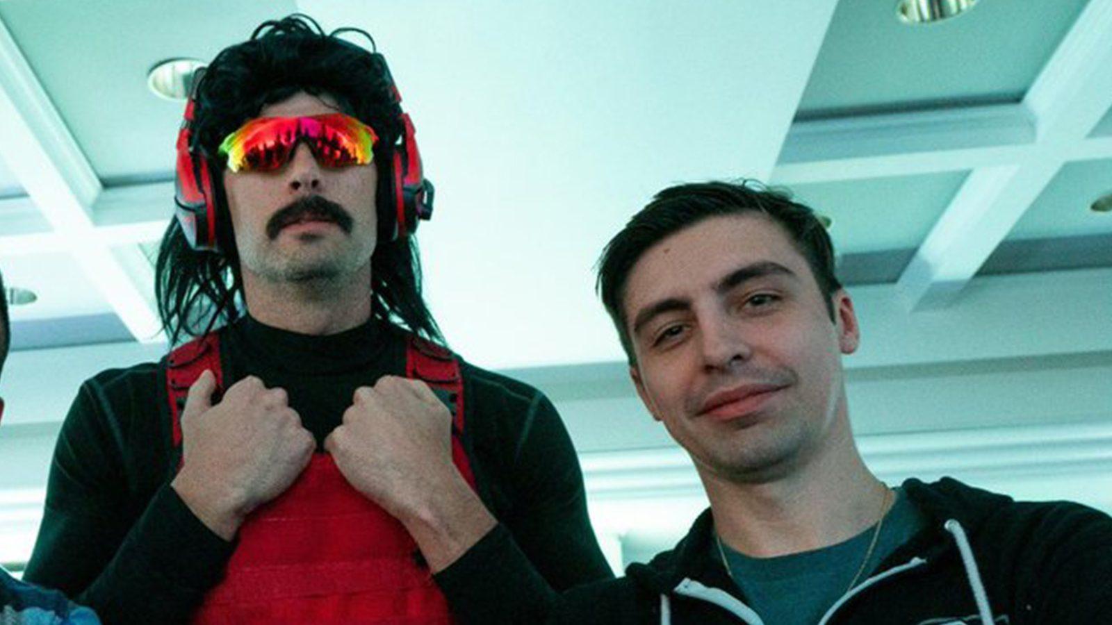 An image of Shroud and Dr Disrespect standing together