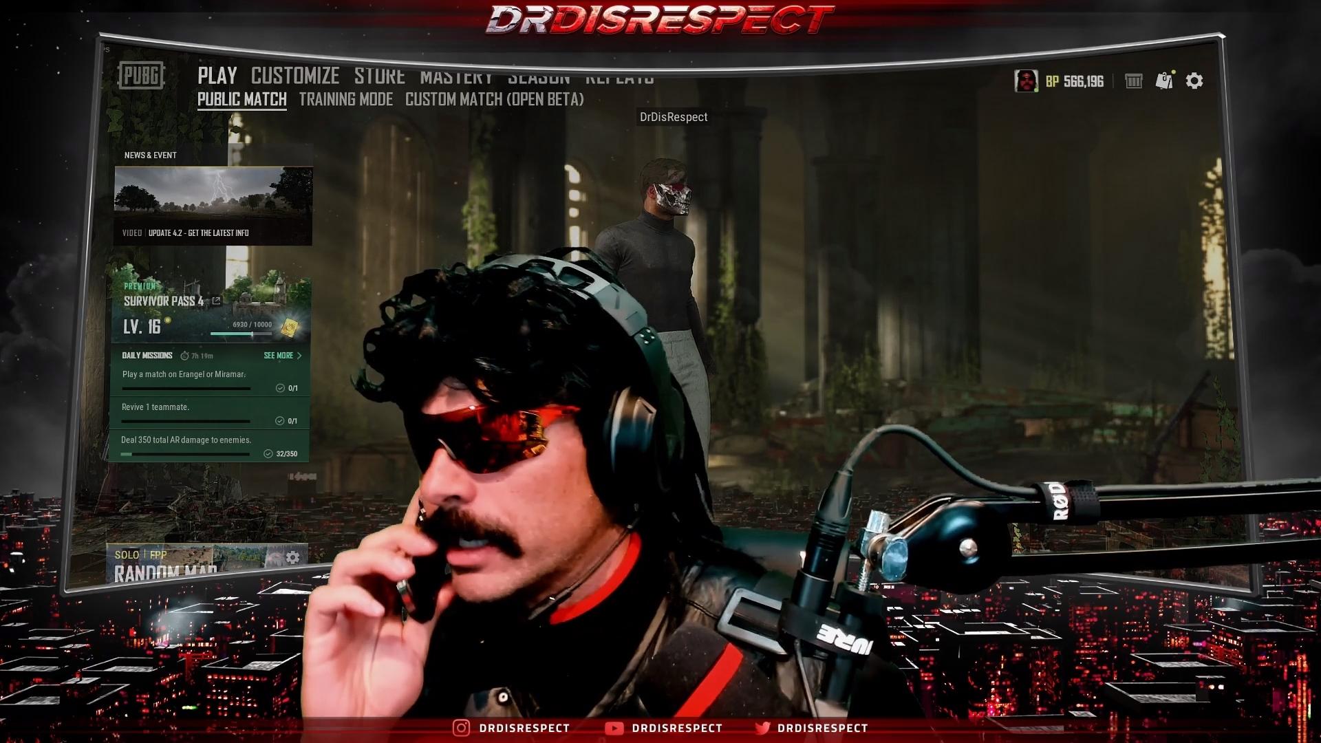 Dr Disrespect Twitch