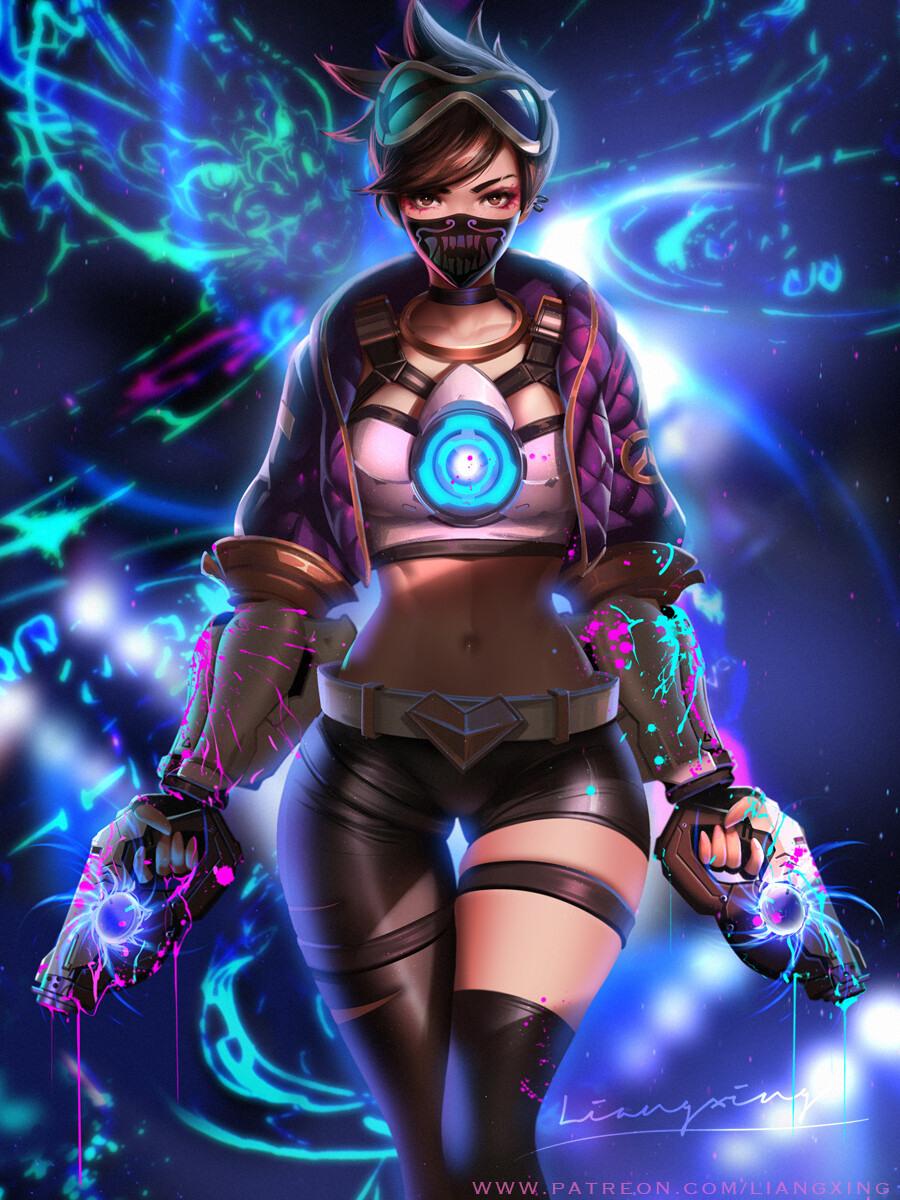 This fan-made Tracer skin would be perfect for the Overwatch