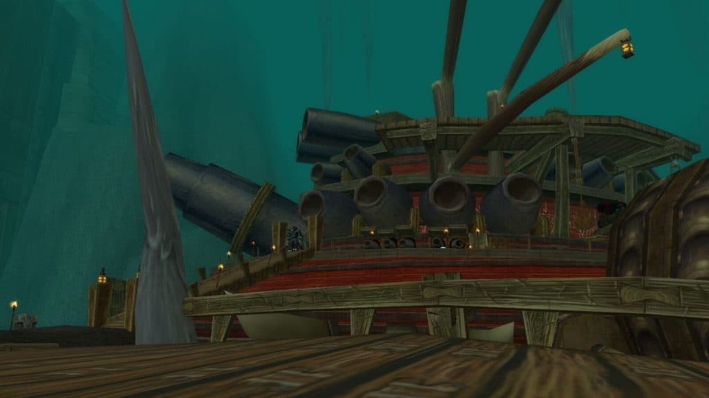 The staging area for the final boss in Deadmines, from the wow best dungeons list.