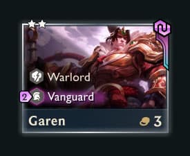 Chosen Garen card in TFT Fates