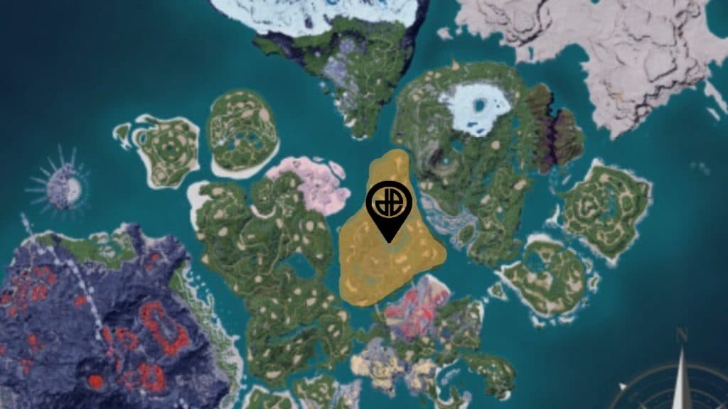 Cinnamoth Palworld location map