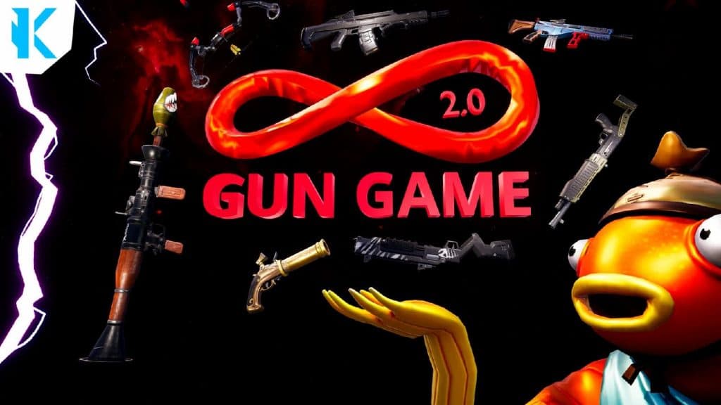 Игра Fortnite: Бесконечный пистолет 2.0