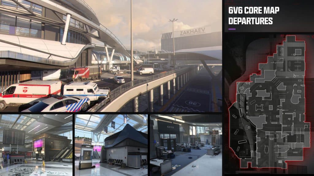 MW3 Departures map overview