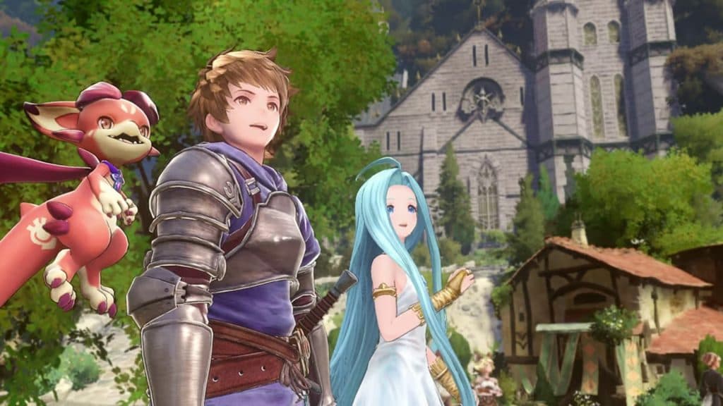 An image of characters in Granblue Fantasy: Relink.