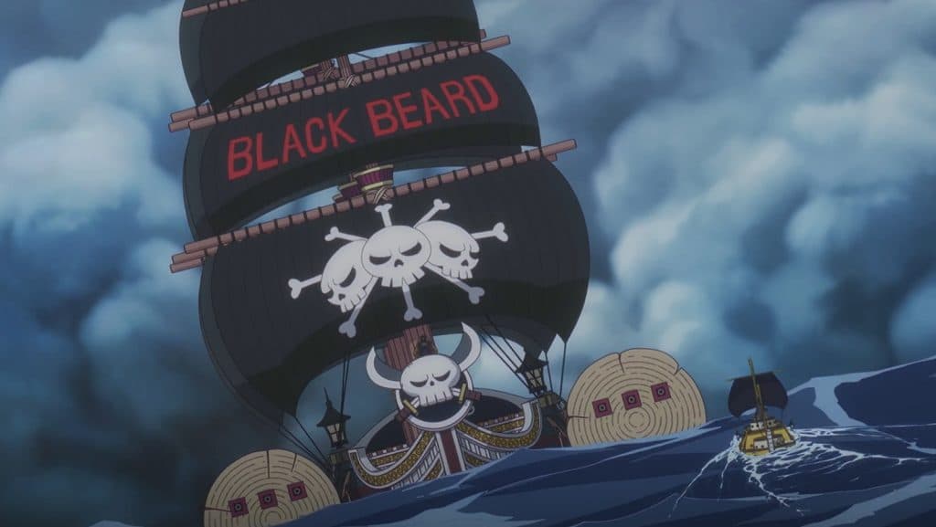 One Piece Blackbeard and Law ship