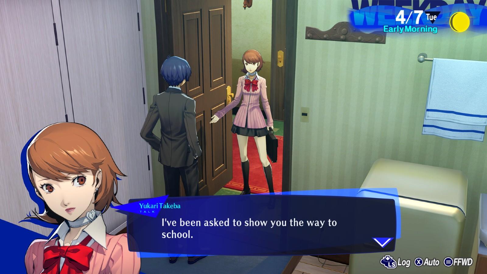 A screenshot of Persona 3 Reload gameplay.
