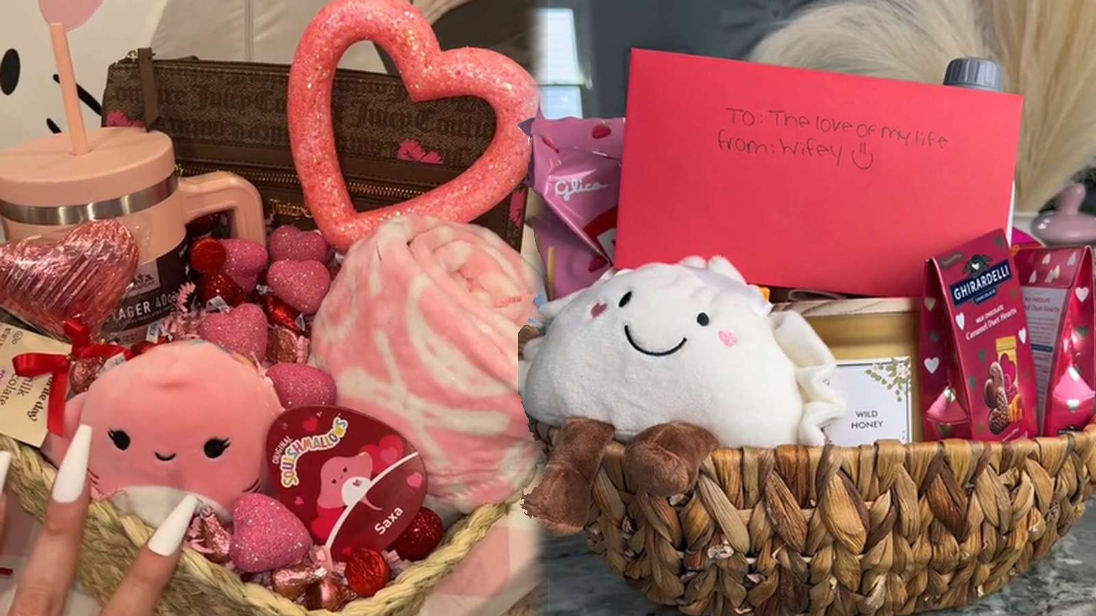 What is a Valentine's Day Basket on TikTok