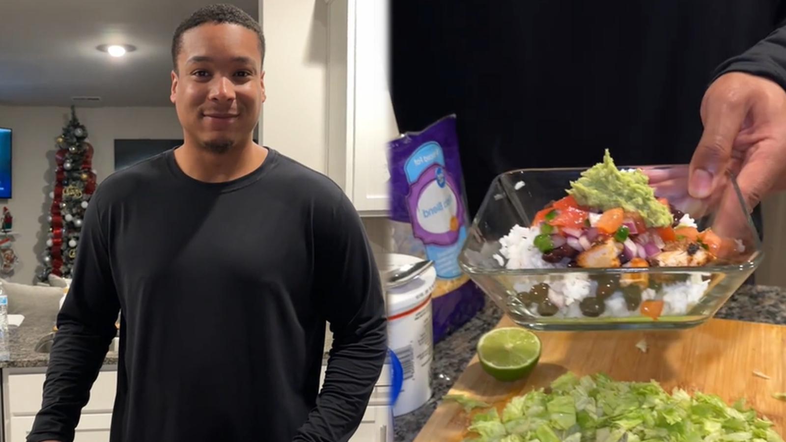 Man wows the internet after transforming kitchen into Chipotle restaurant for his wife