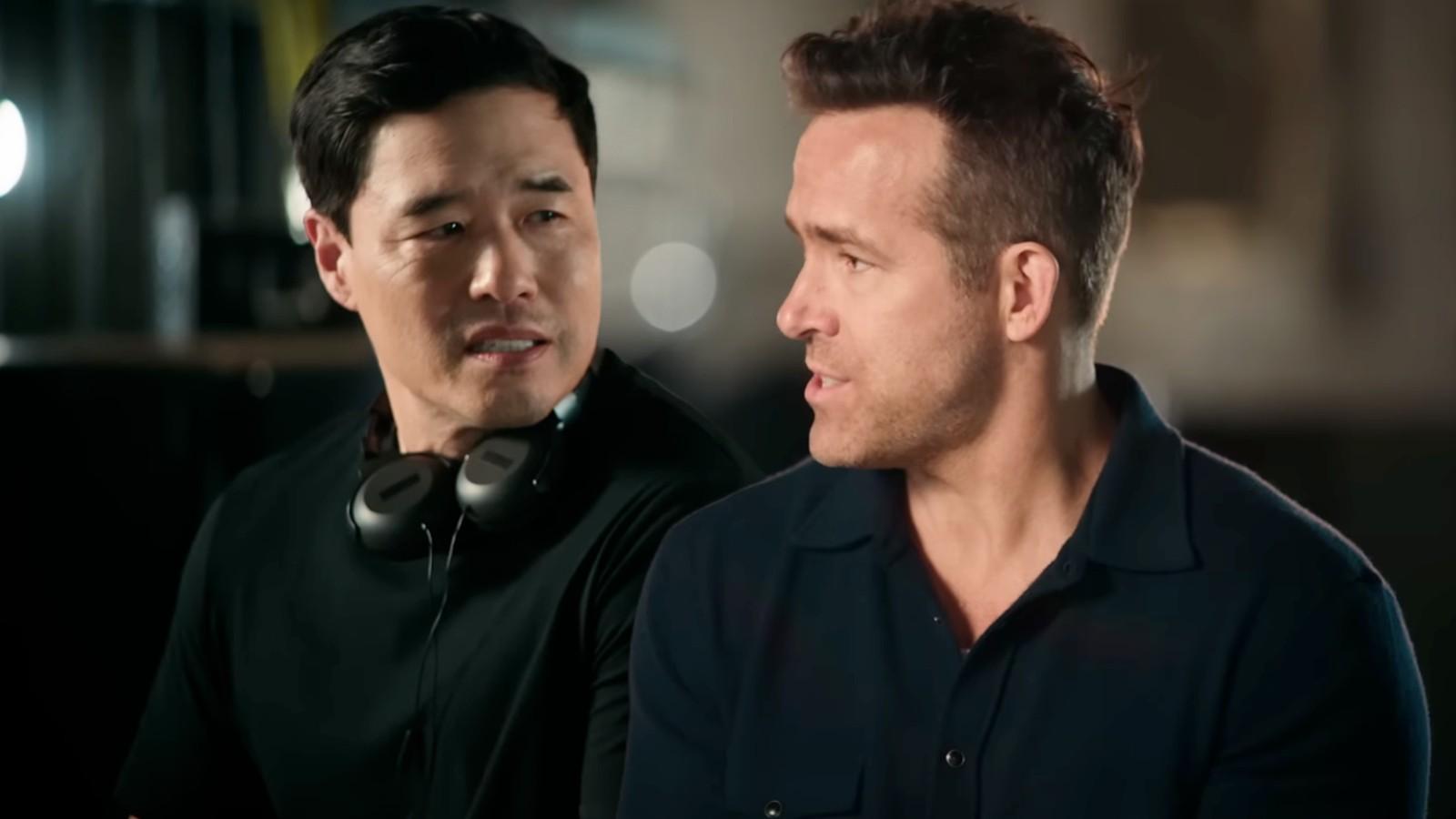 Randall Park and Ryan Reynolds in the new IF teaser