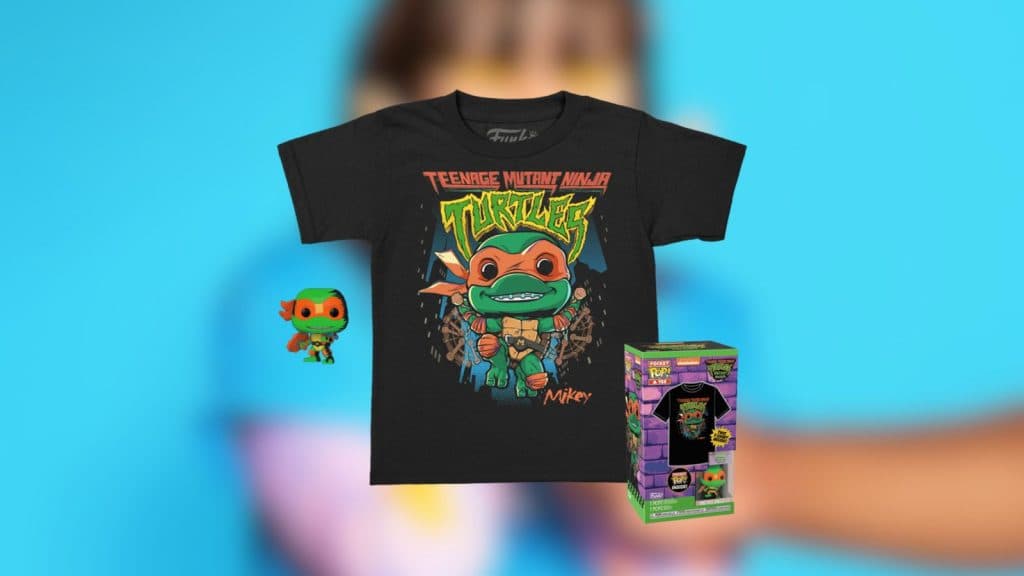 Pocket Pop! & Tee Teenage Mutant Ninja Turtles Michelangelo (Mutant Mayhem)