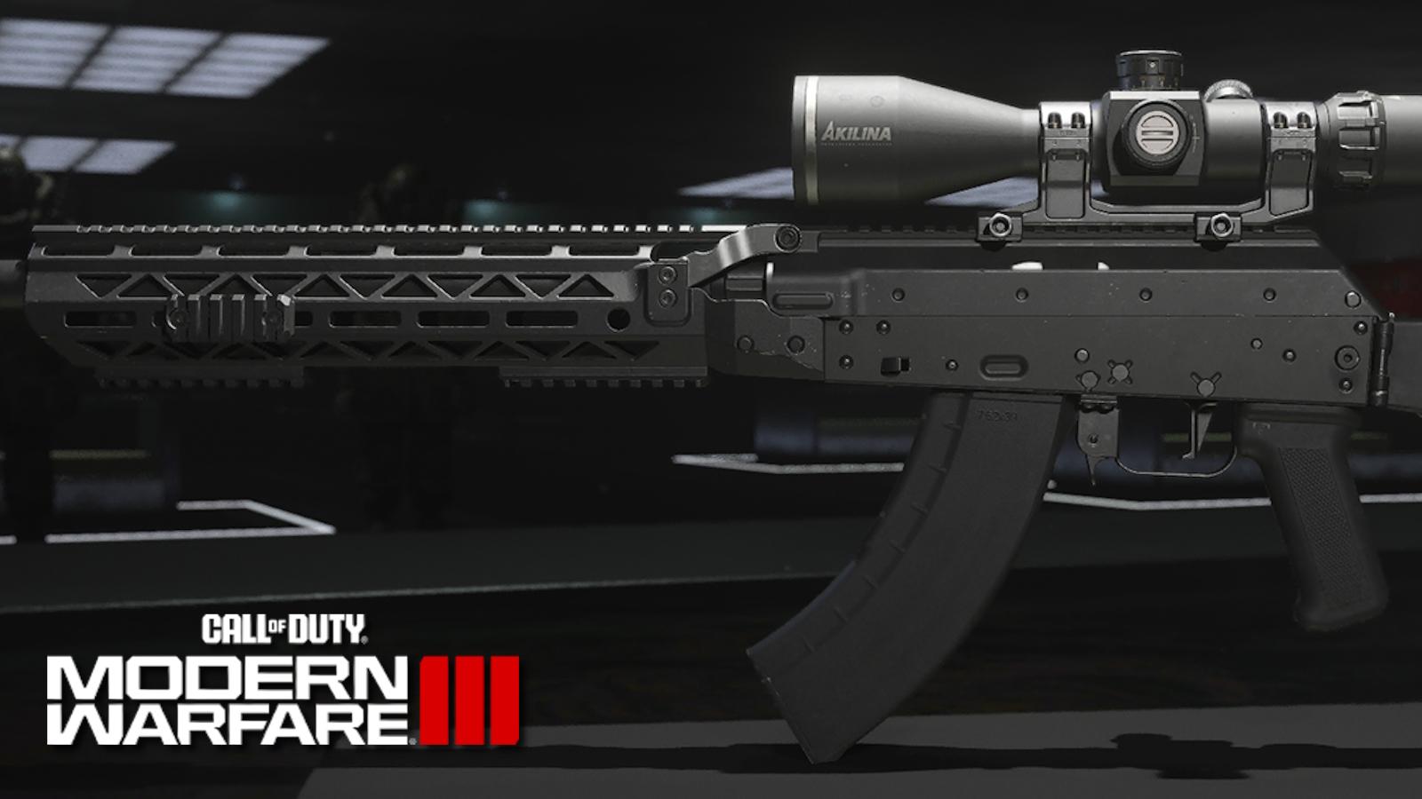 Longbow sniper rifle in Modern Warfare 3.