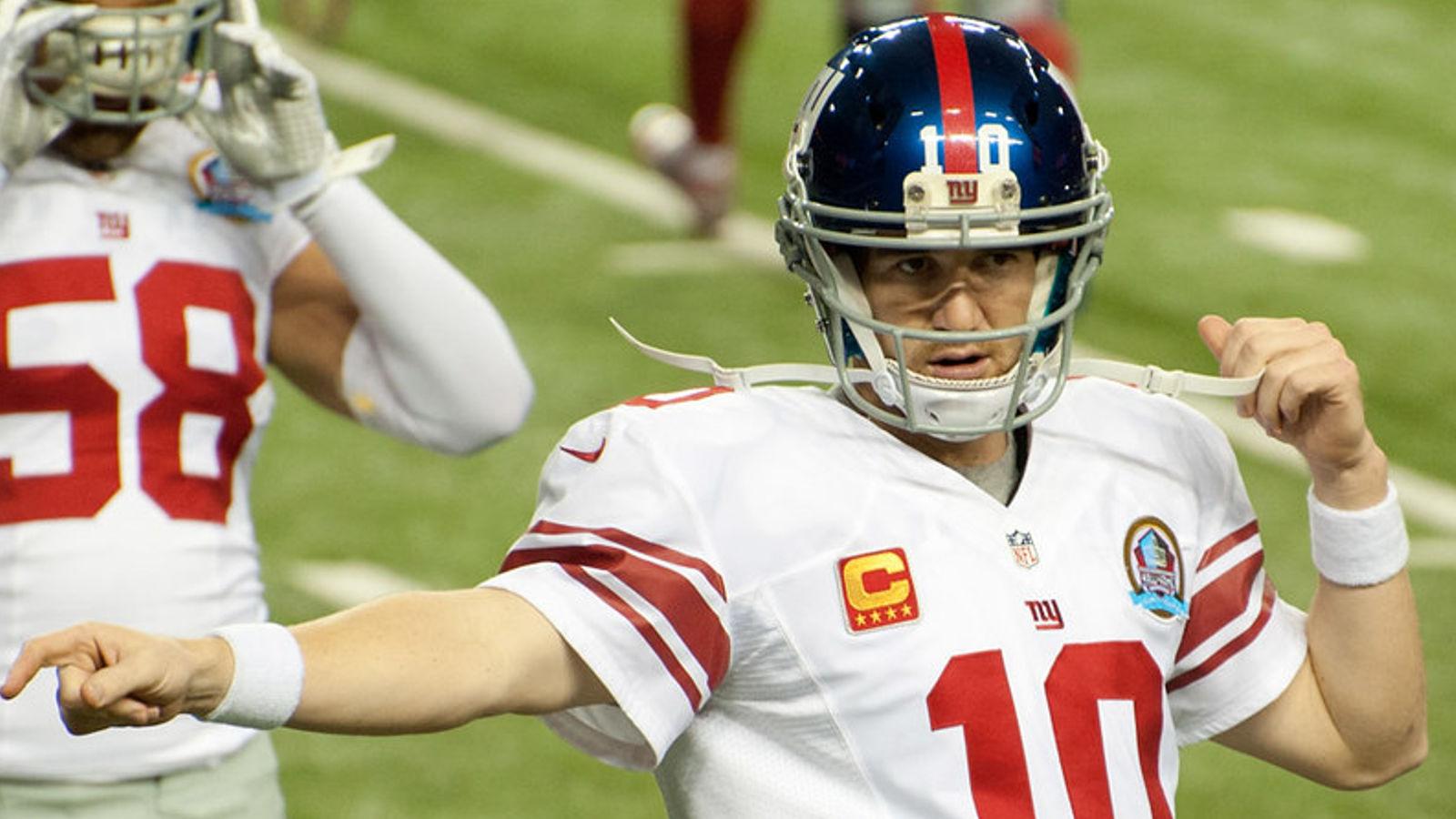 Former New York Giants quarterback Eli Manning