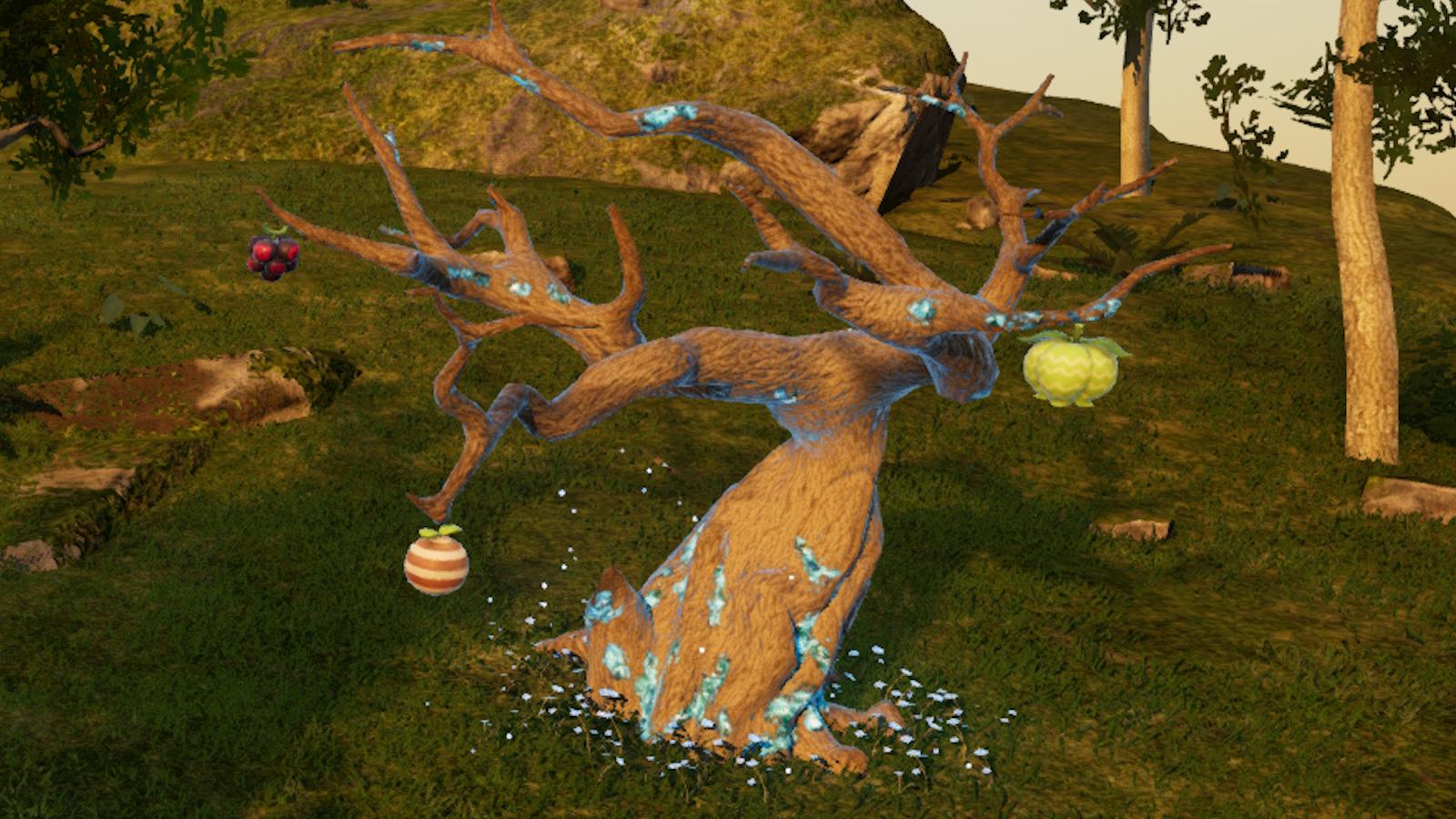 A Skill Fruit Tree in Palworld.