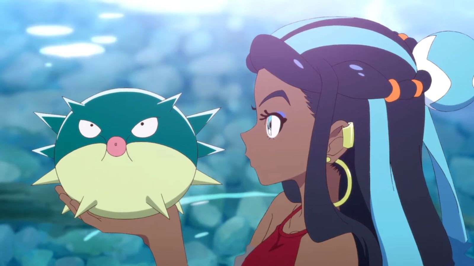 pokemon anime qwilfish nessa