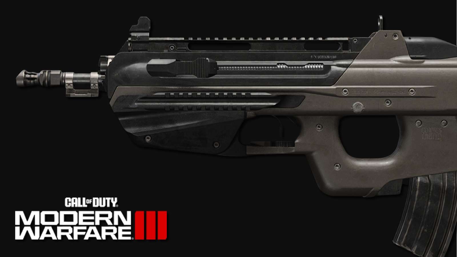 The BP50 assault rifle in Modern Warfare 3.