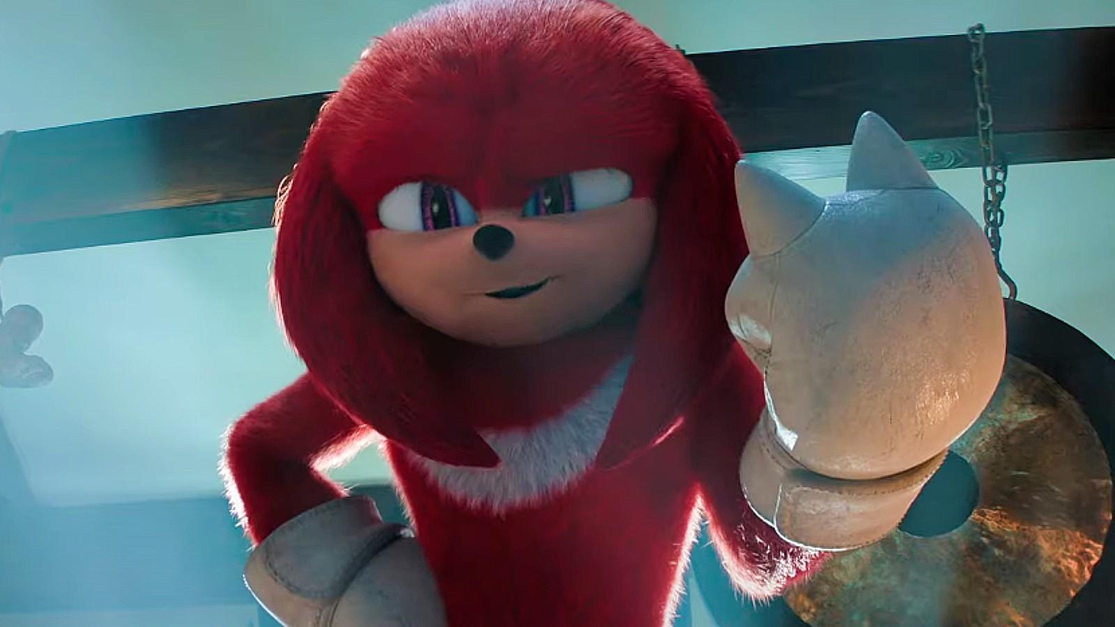 A still of Knuckles in the new traikler
