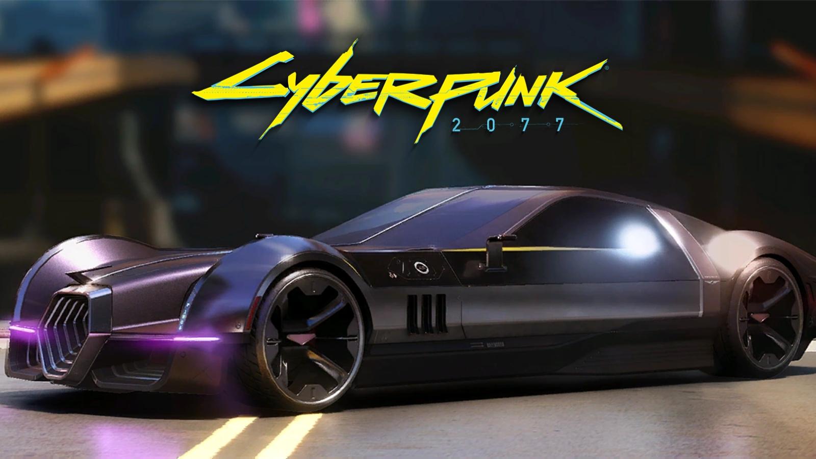 Cyberpunk 2077 Rayfield Aerondight in purple and black colors