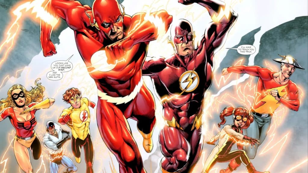 The Flash Family as seen in The Flash Rebirth