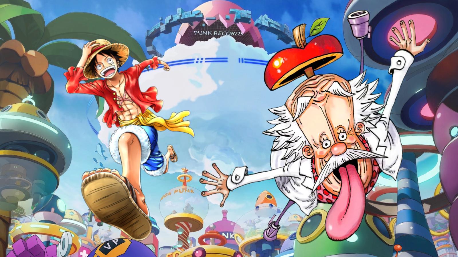 One Piece Luffy and Vegapunk