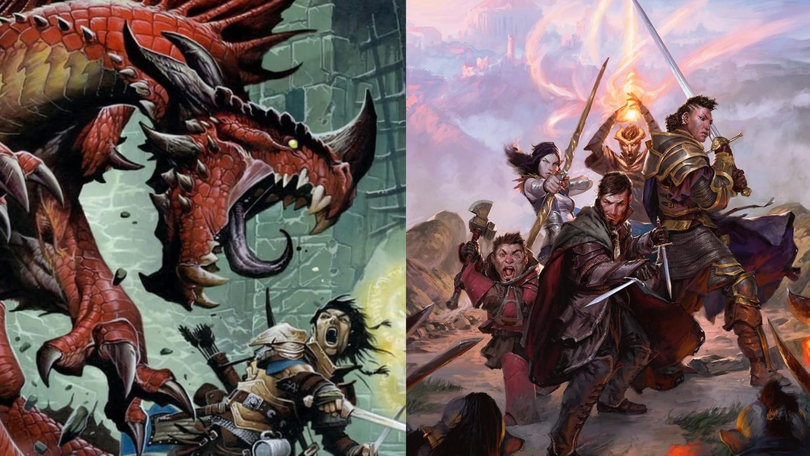 Pathfinder and Dungeons & Dragons art