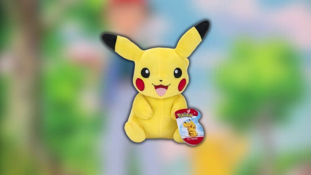 Snuggly 8” Pikachu Plush