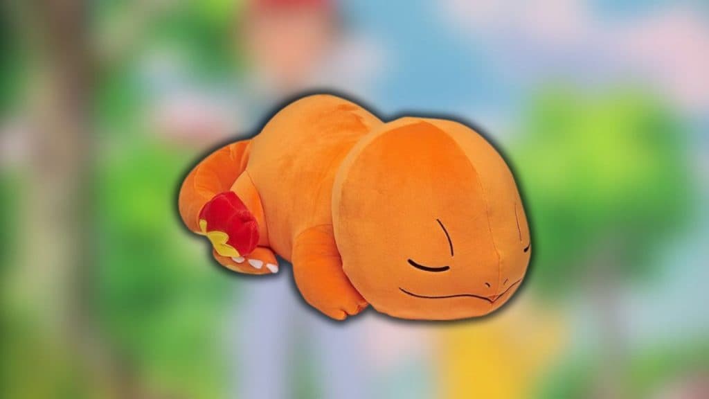 Pokemon sleeping Charmander 18-Inch plush