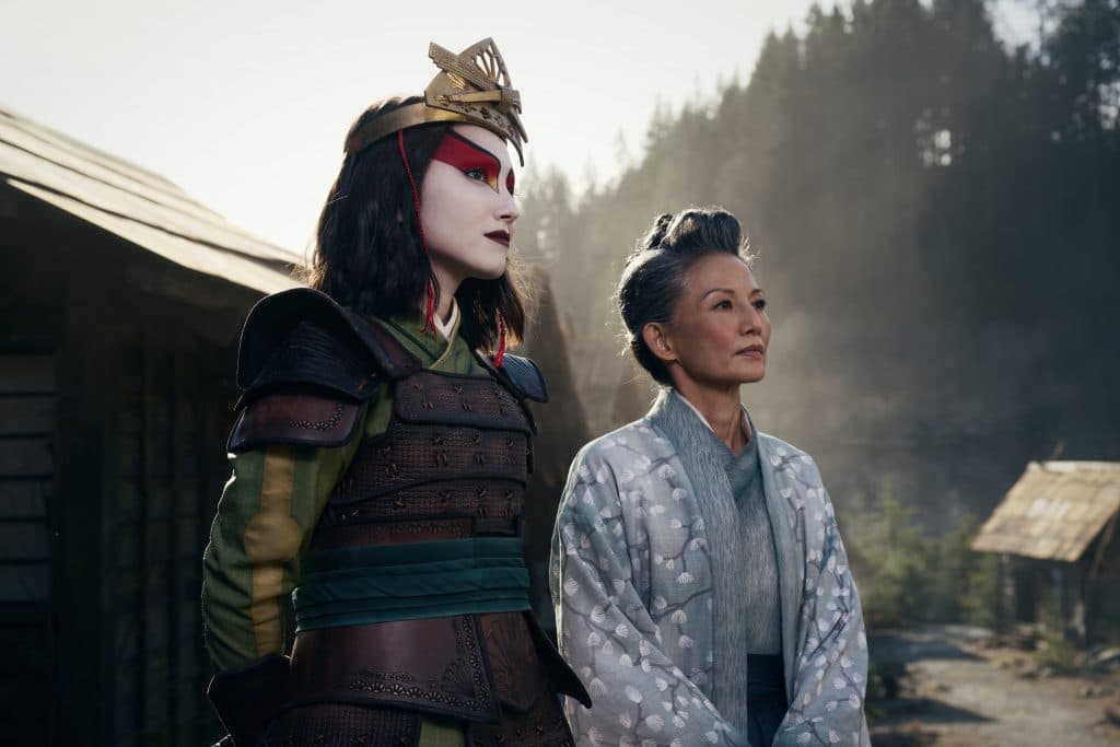 Suki and Yukari in the cast of Avatar: The Last Airbender