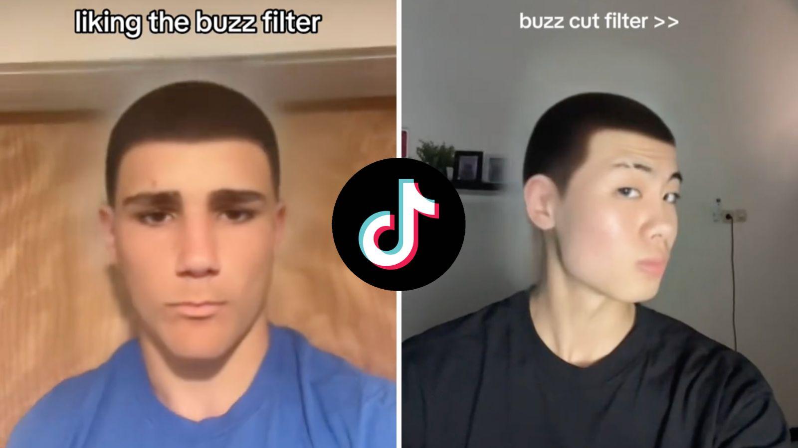 How to get the buzz cut filter on TikTok