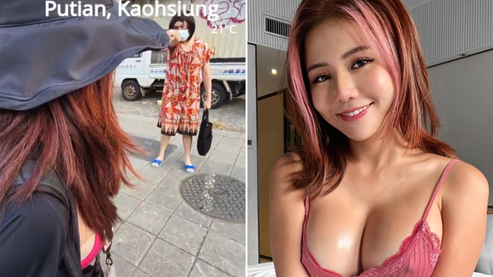 kiaraakitty pelted with eggs by woman for "seducing" her husband