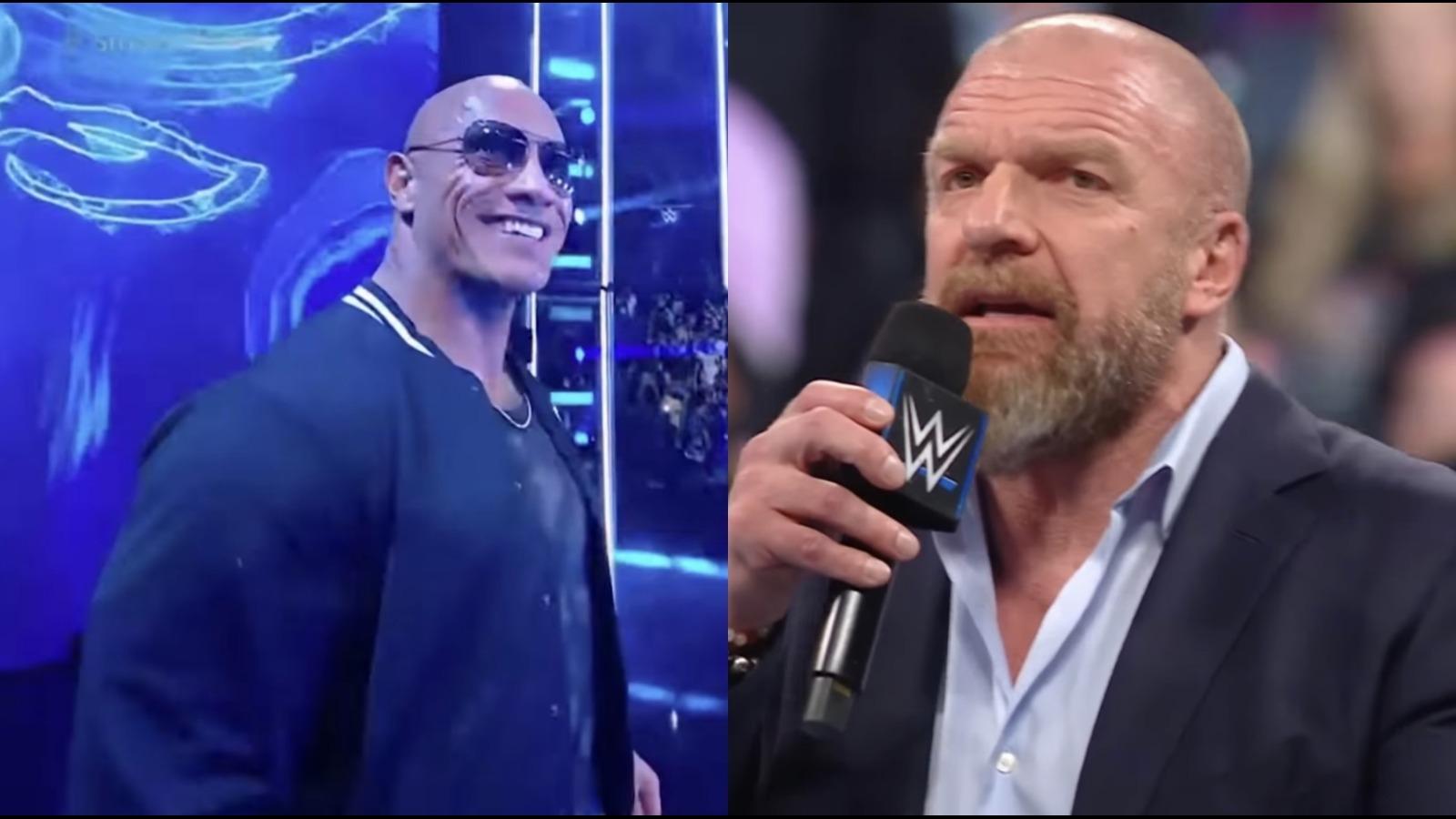 Former WWE writer says Triple H’s time with the company could be nearing an end with the return of The Rock