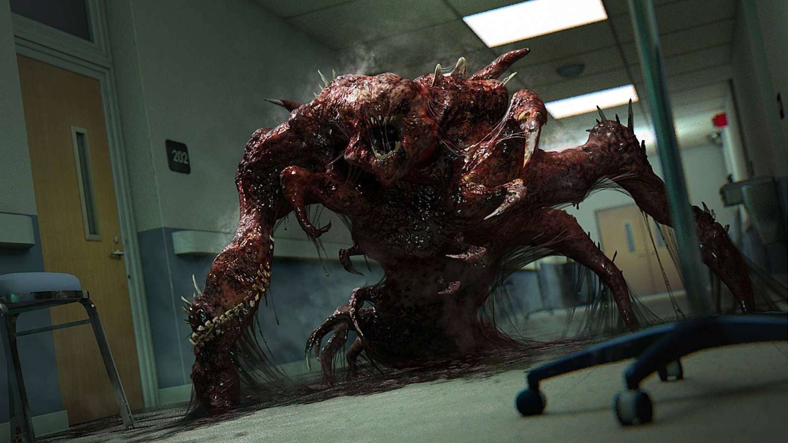 Monster in Stranger Things Season 3 hospital.