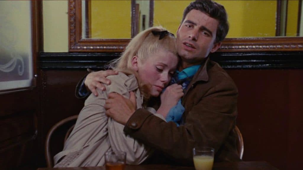 Guy and Genevieve in The Umbrellas of Cherbourg