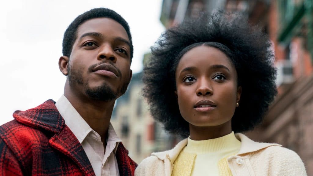 Fonny and Tish in If Beale Street Could Talk