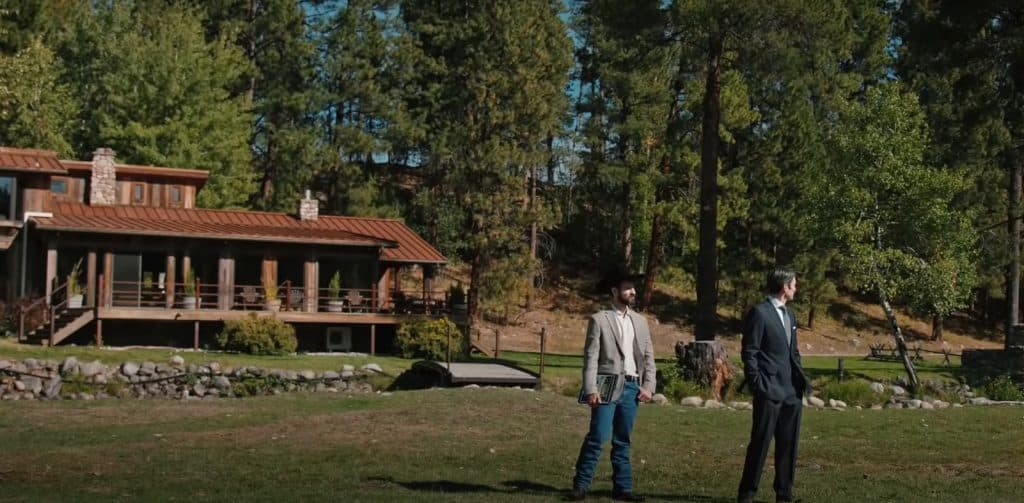 Wes Bentley as Jamie Dutton in Yellowstone, buying a ranch