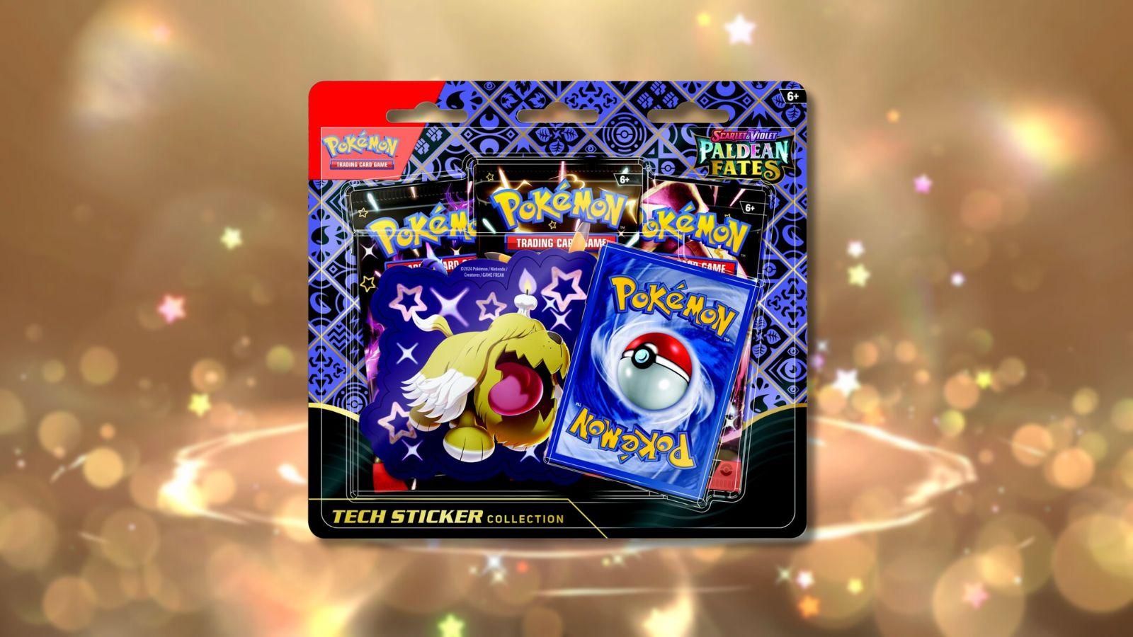 Pokemon TCG tech sticker gift background
