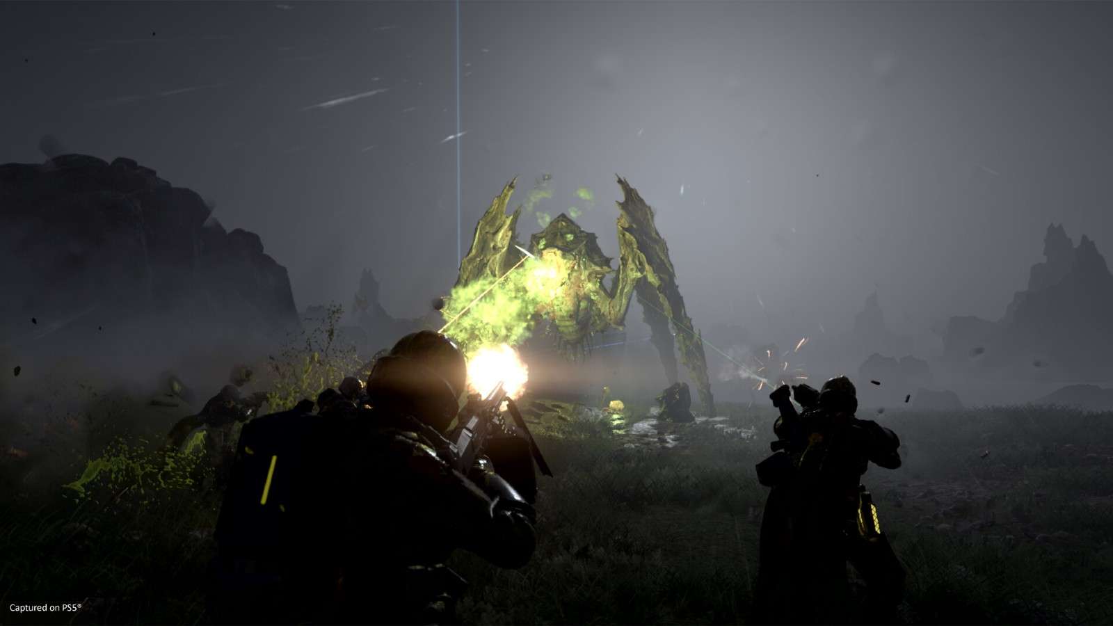 An image of Helldivers 2 gameplay.