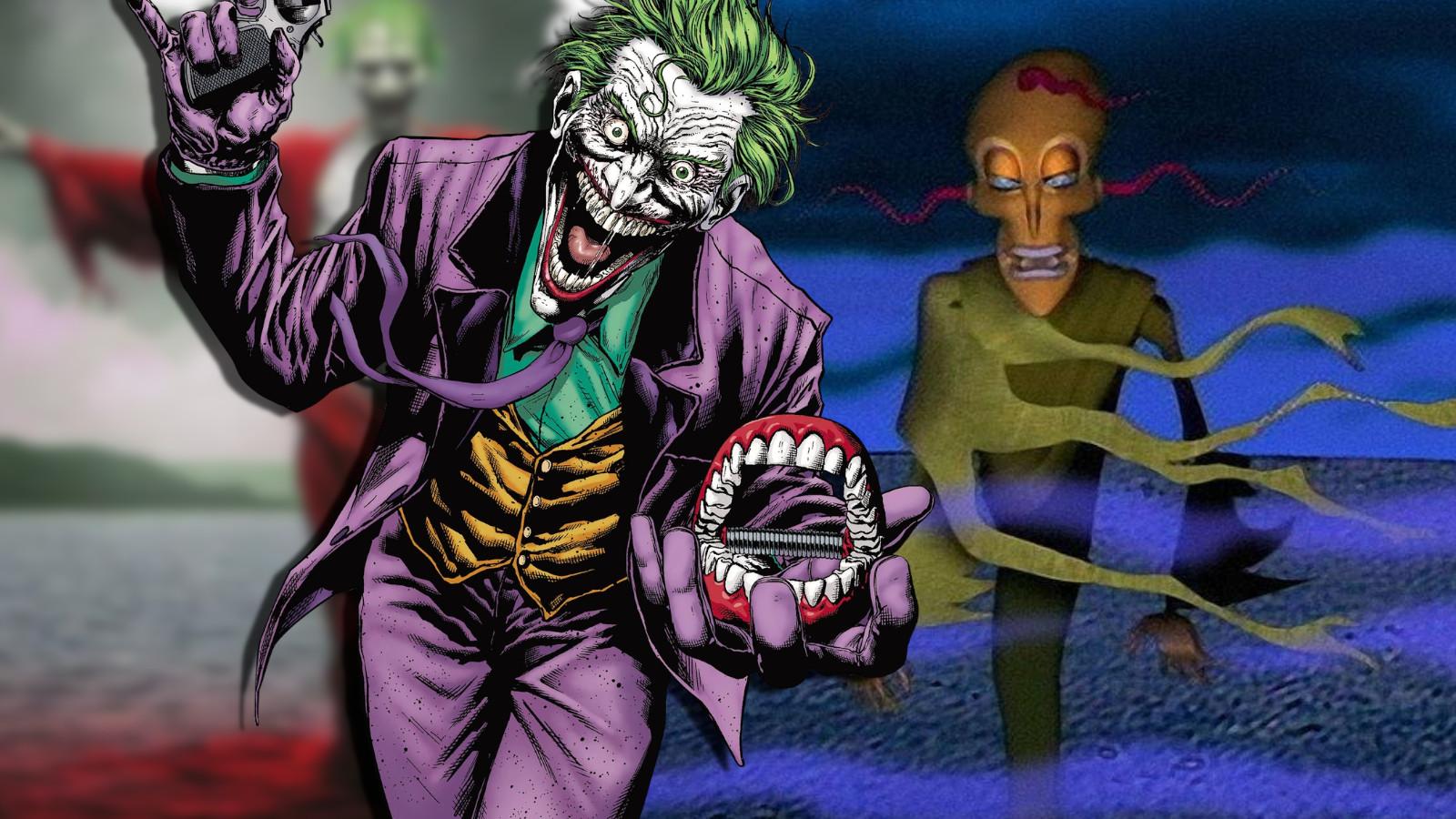 The Joker from DC Comics & King Ramses from Courage the Cowardly Dog