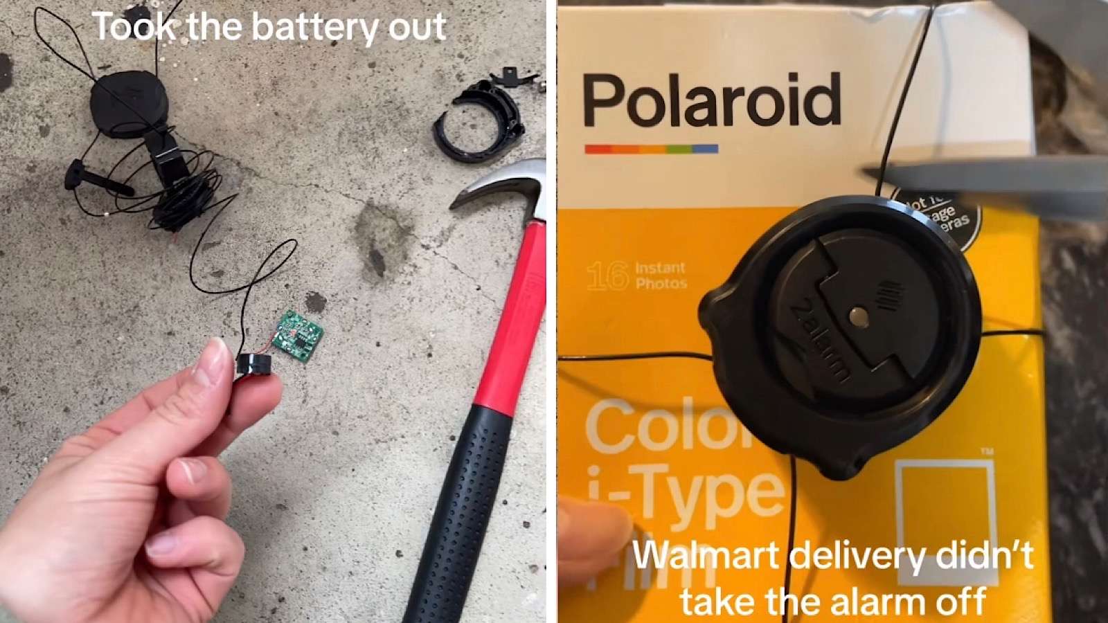 walmart product with alarm on it